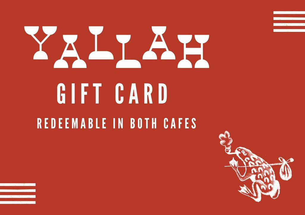 Yallah Gift Card - Yallah Coffee
