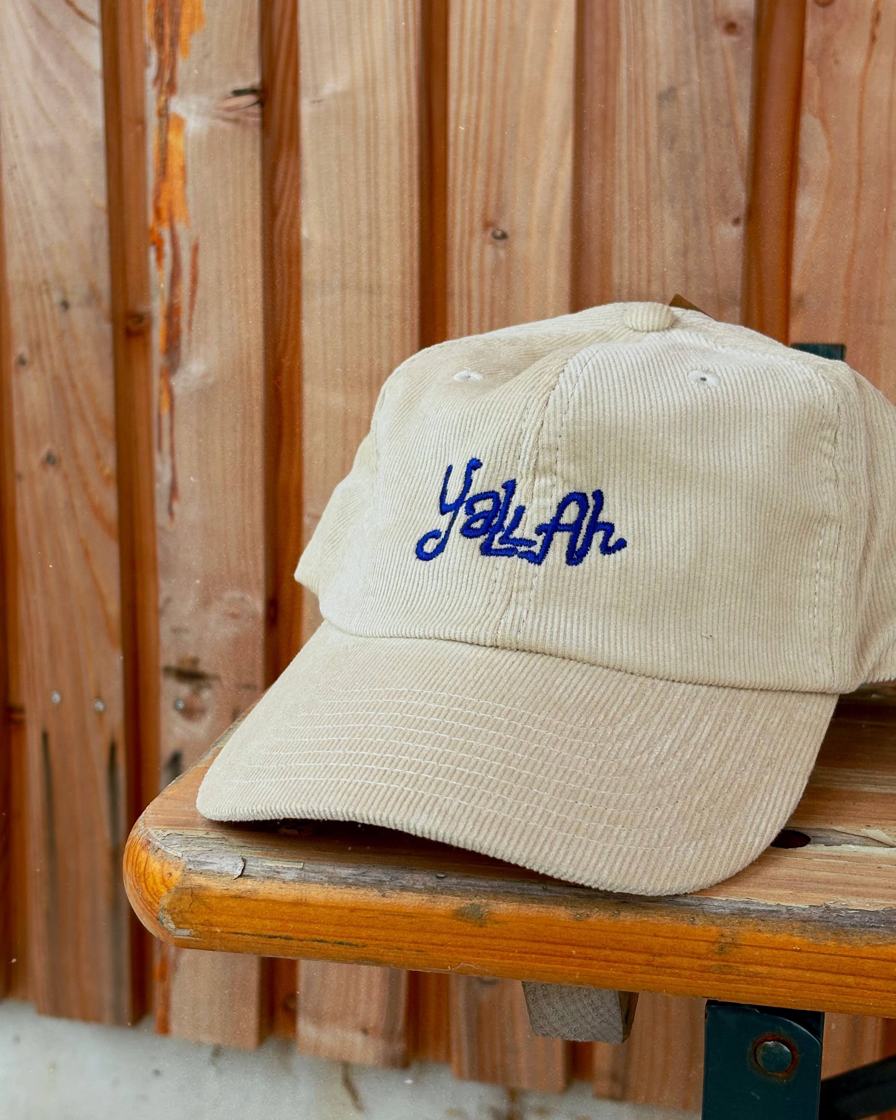 Yallah Cord Cap - White - Yallah Coffee