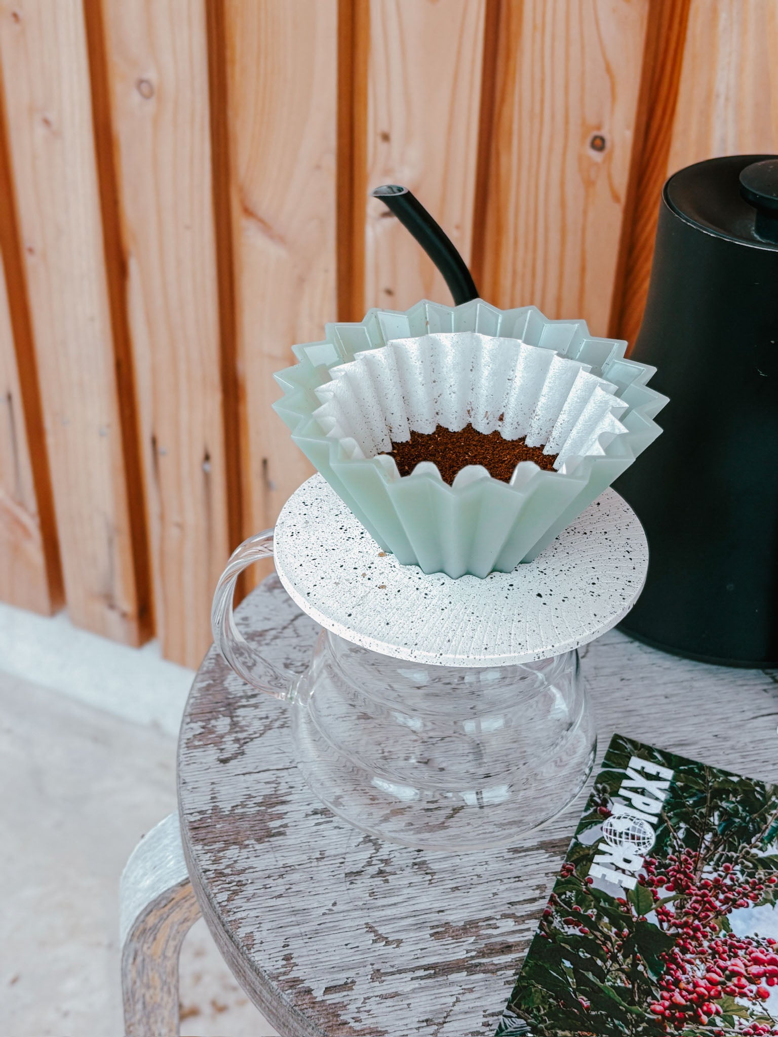 Origami Air Dripper, Green - Yallah Coffee