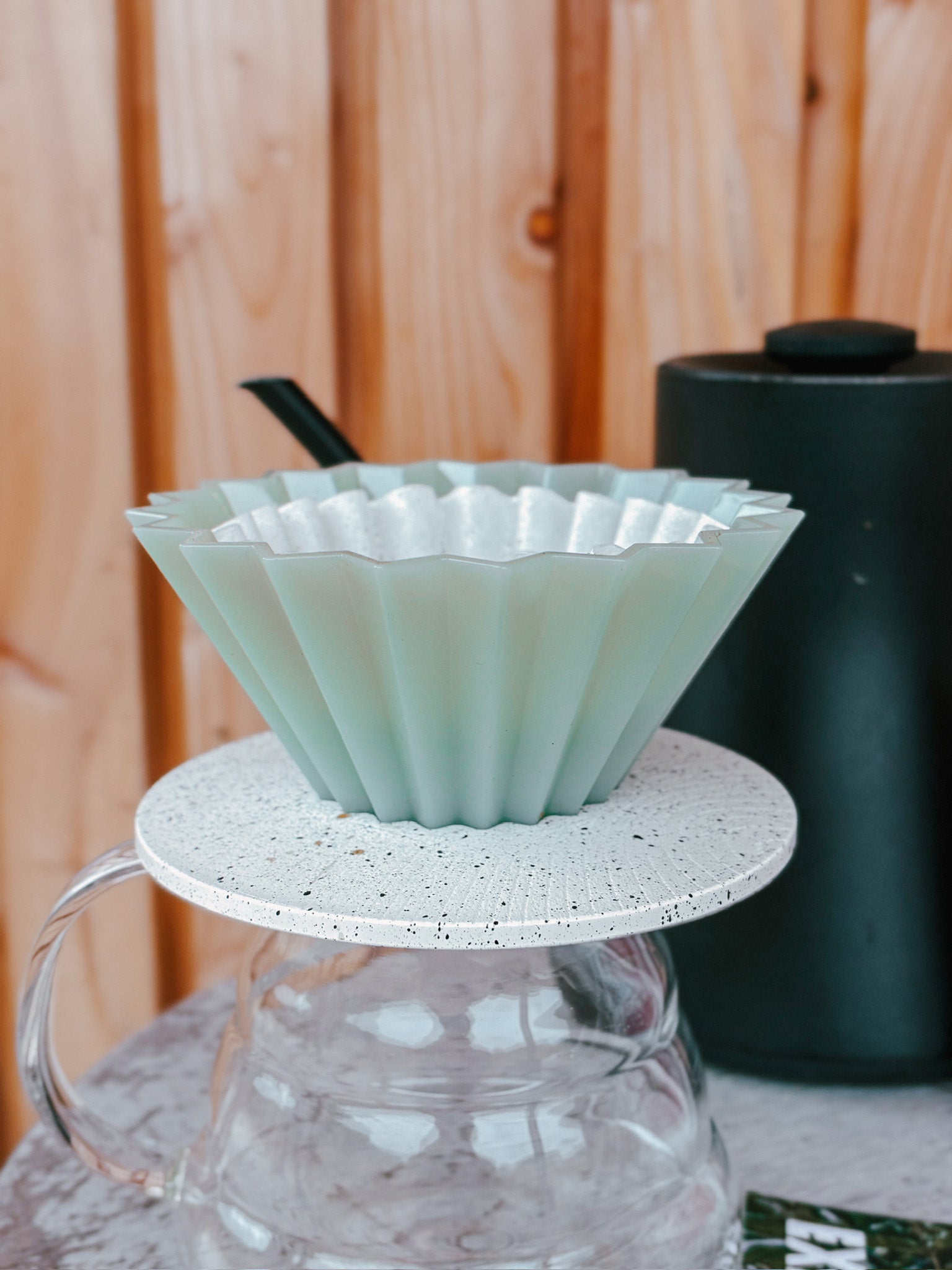 Origami Air Dripper, Green - Yallah Coffee