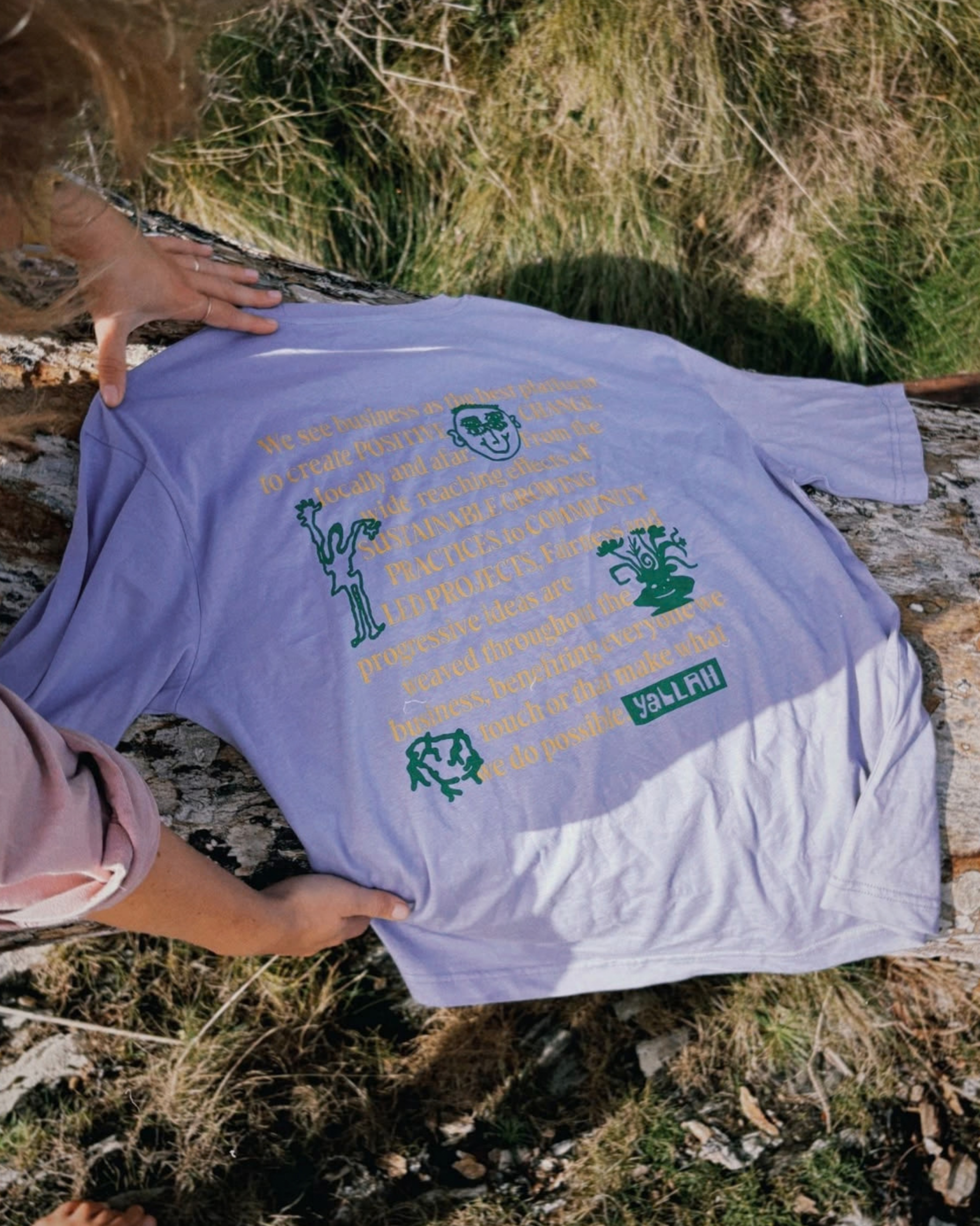 Impact Tee, Lilac